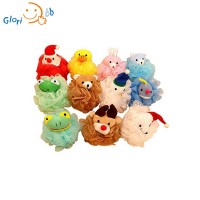 Baby Animal Shaped Cloth Towel Material Bath Sponge Loofah Mesh Puff Shower Sponge