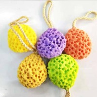 Wholesale Colorful Eco-friendly Non-latex Honeycomb Soft Baby Bath Shower Sponge