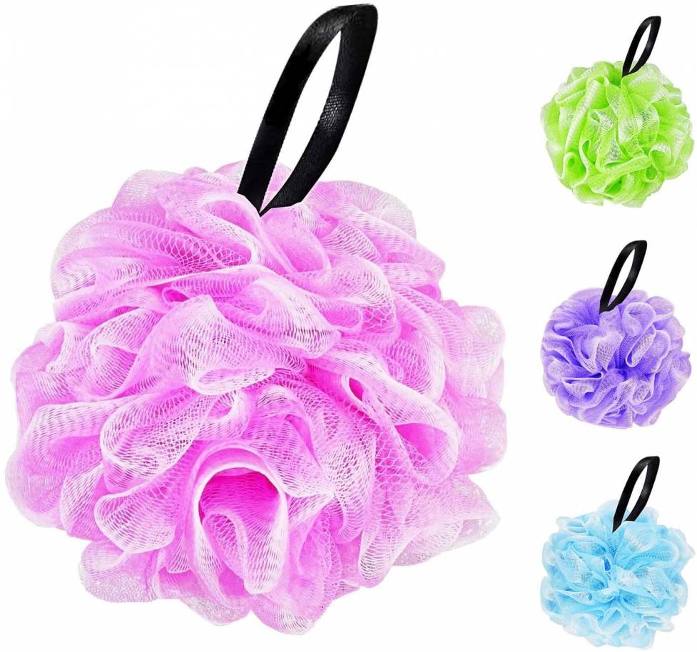 Wholesale Natural Skin-friendly Exfoliating Loofah Ball Shower Bath Sponge Loofah Sponge For Shower