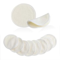 Organic Cotton Double Layer Reusable Rounds Make Up Remover Cloth