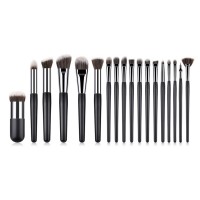 Wholesale New Black Makeup Brush Tool Sets Kabuki Brush 18 PCS