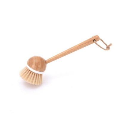 High Quality Kitchen Bamboo Long Handle Soft Hair Dishwashing Brush