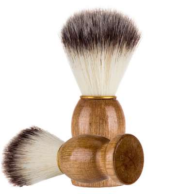 Amazon hot sale private label shaving vegan beard brush custom wooden beard brush