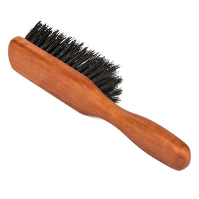 Amazon premium hot selling wooden boar bristle brush custom logo beard brush